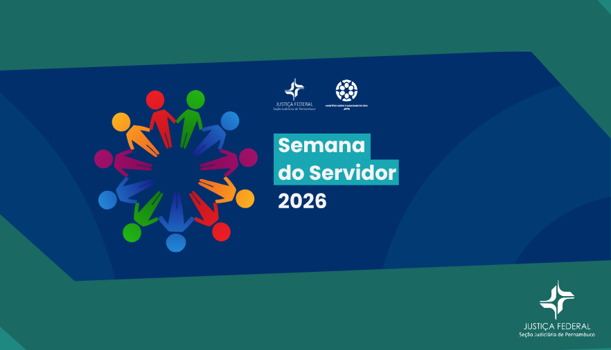 Mostra imagem escrito Semana do Servidor