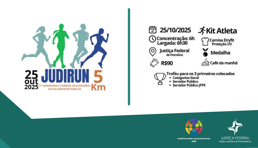 Imagem ilustrativa com informações da corrida 