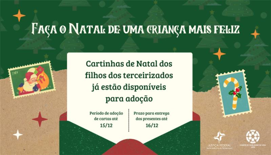 Imagem mostra uma carta aberta