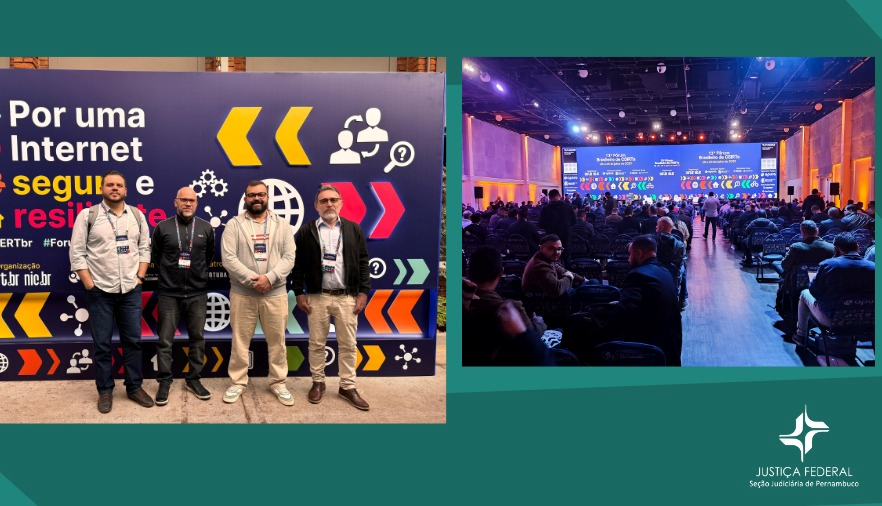 Foto dos servidores da 5ª Região durante evento