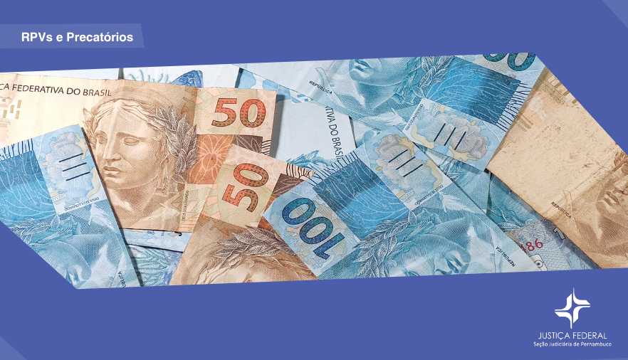 Ilustração notas de  R$ 50 e R$ 100