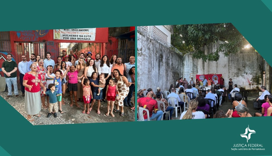 Novos juízes visitam ocupação 