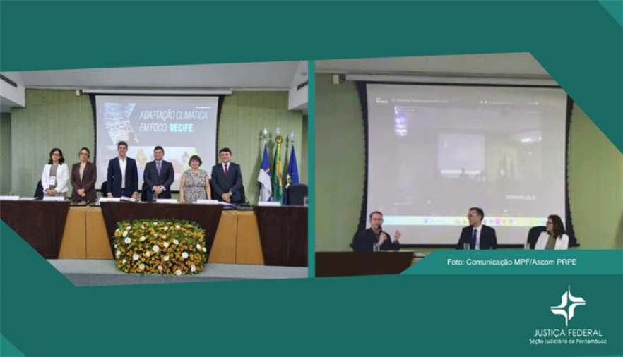 Mostra duas fotos de pessoas em pé e pessoas sentadas